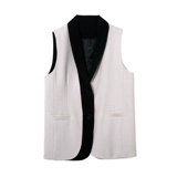 Модный пиджак классического кроя, осенний жилет, коллекция 2023, городской стиль