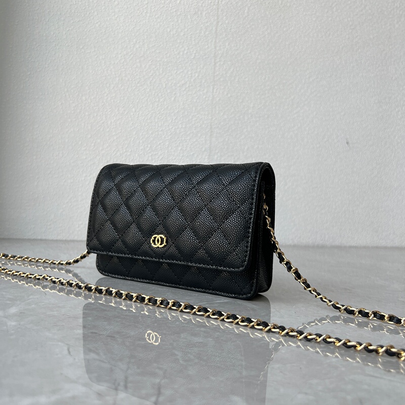 High-Quality First-Layer Caviar Leather Fortune Bag, Niche High-End Texture Chain Bag, Versatile Quilted Small Square Bag for Women High-Quality First-Layer Caviar Leather Fortune Bag, Niche High-End Texture Chain Bag, Versatile Quilted Small Square Bag for Women