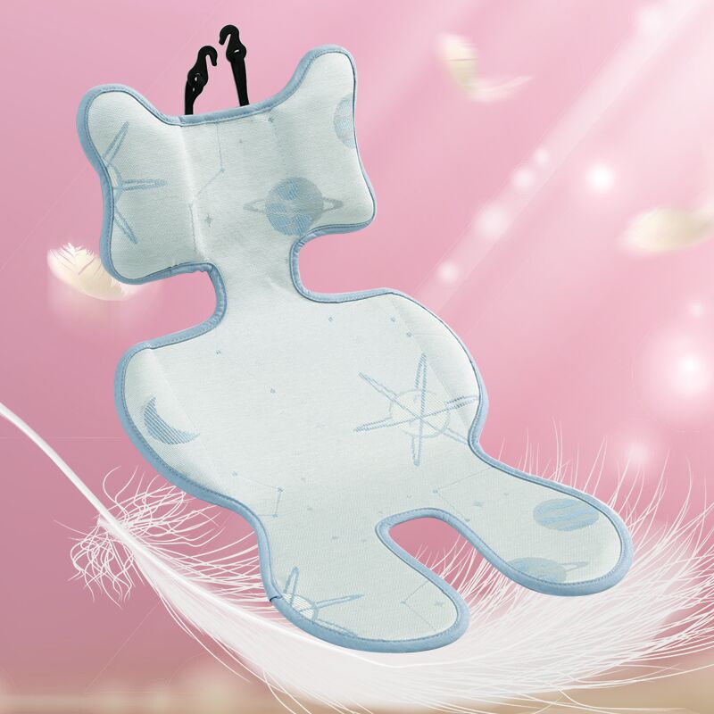 Stroller Mat Mat Summer Ice Silk Breathable Baby Stroller Cool Mat Freshman Baby Safety Seat Cool Mat Versatile-Taobao