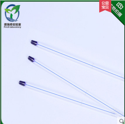 30公分长蓝线蓝水凝点温度计低温温度计-100+50冷库冰柜冰箱用温度计
