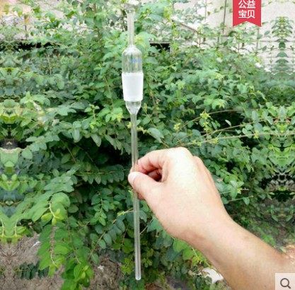 19和24号标准塞导气管标准口磨口导气管磨口下沿到管底长度215mm
