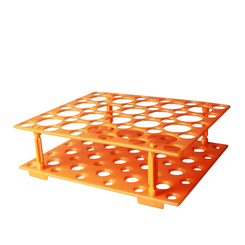 10ml/15ml/50ml plastic centrifugal tube rack double-layer multi-purpose test tube rack hole diameter 30mm/18mm blood collection tube rack removable laboratory consumables