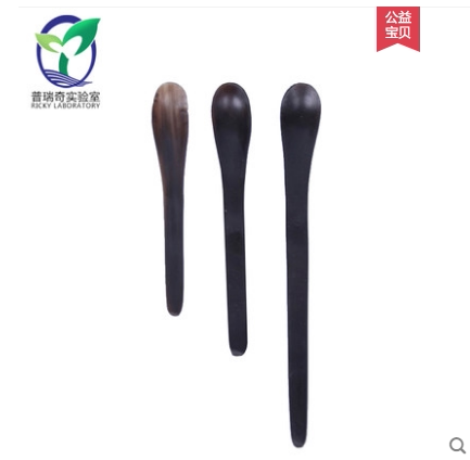 牛角勺  药匙  3只一套含大中小 药勺 16 18  20  25cm 办公耗材 实验工具