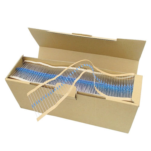 1/4W Металлический мембранный элемент резистора 1%Пятиколорное кольцо 1K2K100K100K47K470 10 Евро 100 евро 120 евро