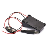 DC, батарея, аккумулятор, блок питания, квадратный штекер, 9v, 9v