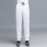 (Цин Цзян) Прекрасная имитация, дышащие чистые брюки белые