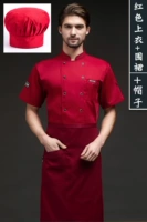 Дышащая красная юбка в складку, короткий рукав