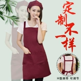 Водонепроницаемый фартук, модный кассовый аппарат для работы, делается под заказ, с печатью вашего логотипа, в корейском стиле