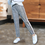 Girlpants Xuân Thu 2020 quần mới trẻ em quần thể thao quần không khí trẻ em lớn giản dị quần cô gái.