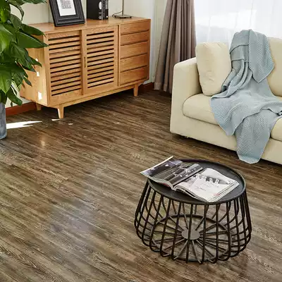 Flat cement floor directly affixed to wear-resistant and waterproof PVC plastic floor leather household bedroom floor sticker self-adhesive