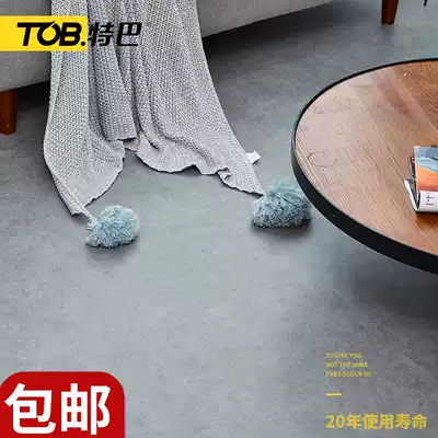 Cement gray simple SPC lock multi-layer composite snap-on pvc floor home bedroom wear-resistant waterproof and anti-corrosion