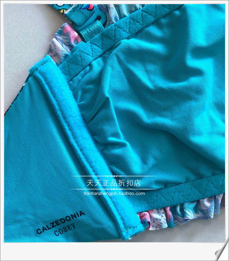 Женская плавках 意大利calzedonia 聚拢带钢圈胸垫分体泳裤比基尼ru1594v/slf/rf0