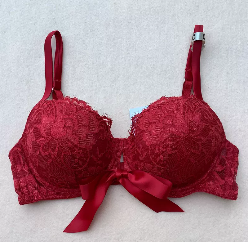 Итальянский Intimissimi Sofia красное кружевное push-up бюстье серия RSD/RPD/RID 1374