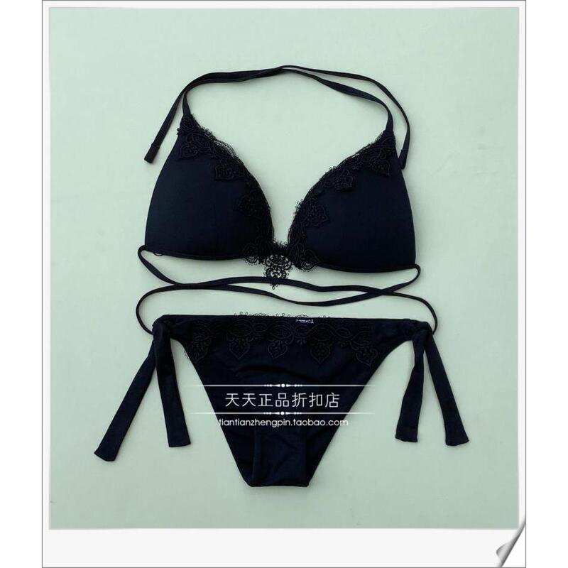 Italian Calzedonia Black Lace Lace-Up Bikini Top and Bottoms Ru01554/Rti/Sl0 Italian Calzedonia Black Lace Lace-Up Bikini Top and Bottoms Ru01554/Rti/Sl0