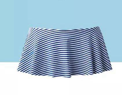 Женская плавках 意大利calzedonia   条纹加垫聚拢裙式比基尼泳裤 ruj1516/sl0