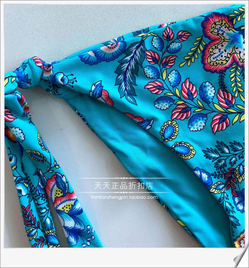 Женская плавках 意大利calzedonia 聚拢带钢圈胸垫分体泳裤比基尼ru1594v/slf/rf0