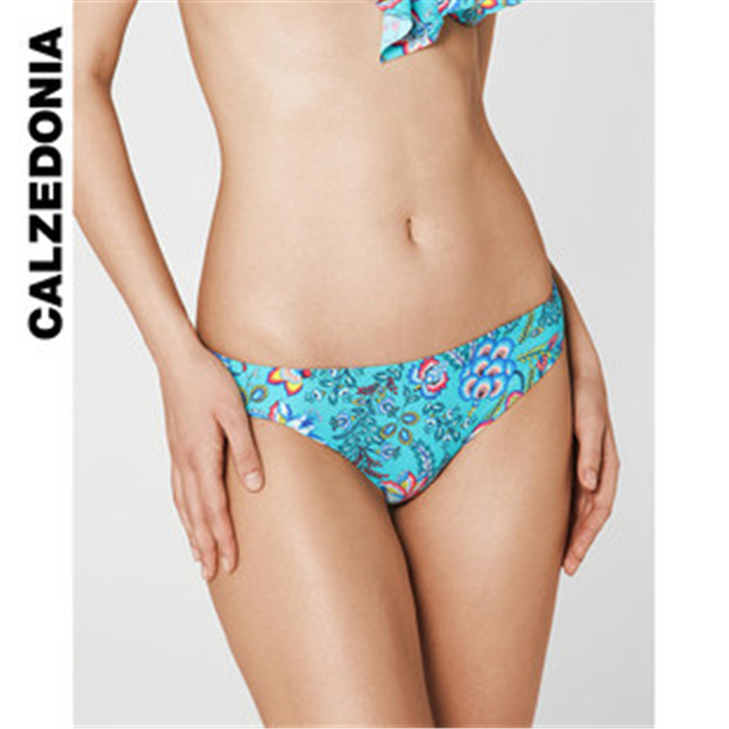 Женская плавках 意大利calzedonia 聚拢带钢圈胸垫分体泳裤比基尼ru1594v/slf/rf0