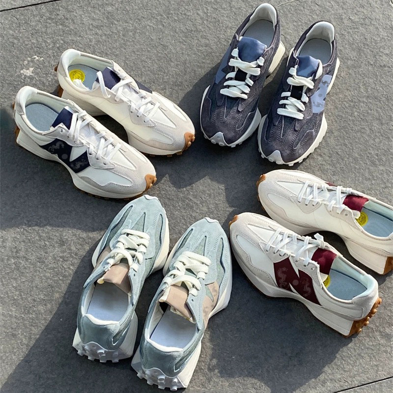 2026 Summer Breathable Sports Casual Shoes 327 Men's and Women's Lightweight Non-Slip Korean Style Slim Waist Height-Increasing Forrest Gump Shoes