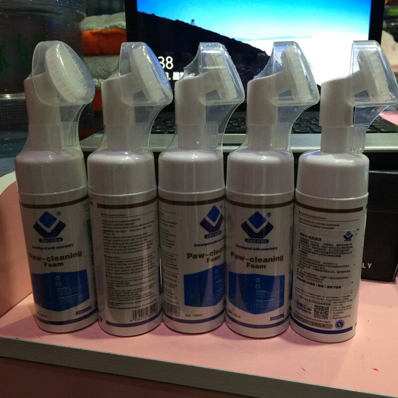 100% Jacoby Pet Pets Clean Foot Foam foot cleaning Foot Clean Anti-Mycotic Washing of Glue Deodorant