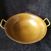 Customized brass pot hand-forged frying pot boil sugar medicine family stir-fry large commercial hotel dedicated