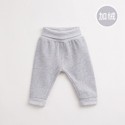 Marcjanie Đánh dấu Jenny mùa xuân trang phục mới sweatpants bé gái cộng với nhung giản dị quần dài 63.012.