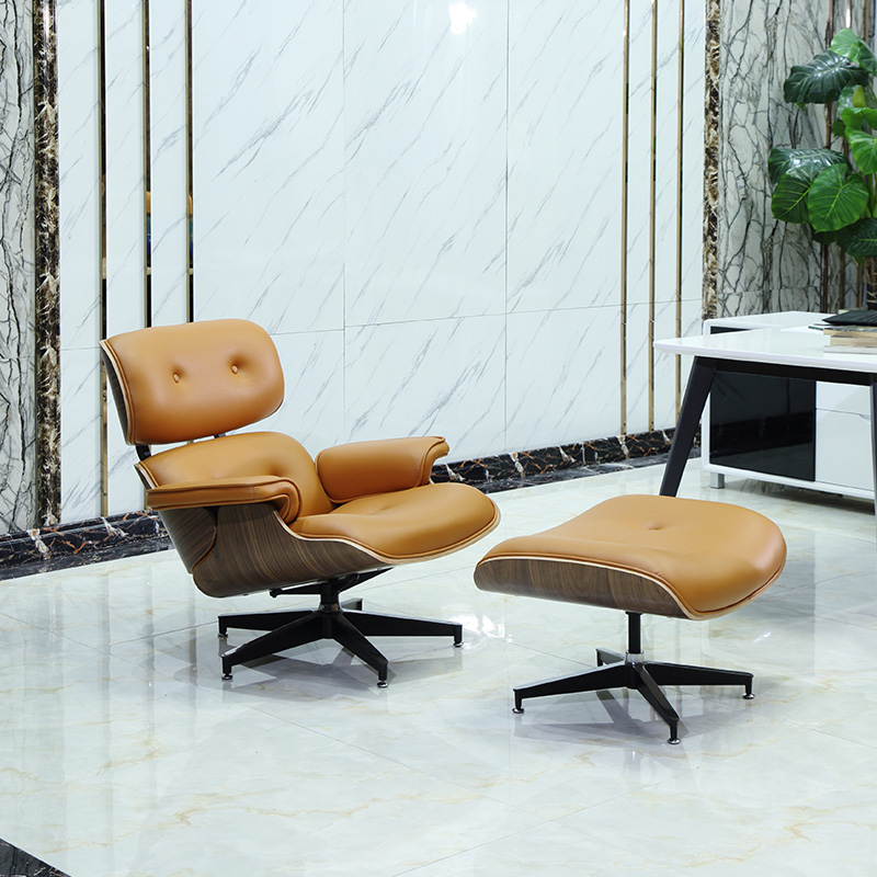 Eames chair lunch break reclining chair designer leisure balcony reclining chair Nordic living room sofa chair boss chair