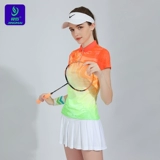 Летняя форма для бадминтона, теннисный комплект, дышащий быстросохнущий спортивный костюм, по фигуре, короткий рукав