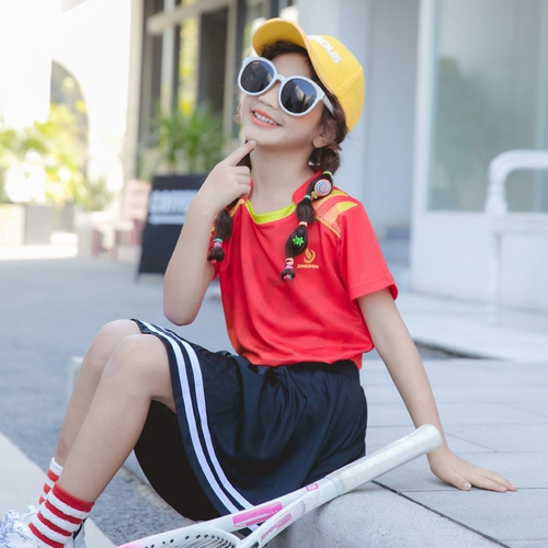 竞迈 Детская форма для бадминтона, теннисная быстросохнущая одежда для тренировок для настольного тенниса, коллекция 2021