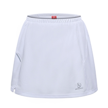 Jingmai 2024 new badminton uniform culottes womens skirt culottes white skirt quick-drying tennis skirt pleated skirt