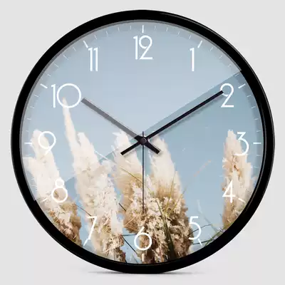 HICAT Creative Personality Mute Wall Clock Fashion Simple hipster Living Room Bedroom Home Wall Watch Quartz Clock