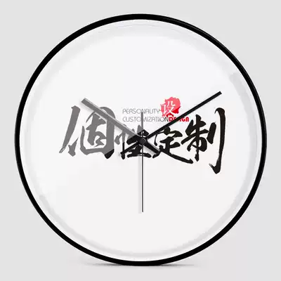 HICAT crazy kitten custom wall clock wedding living room bedroom enterprise custom clock creative silent quartz clock