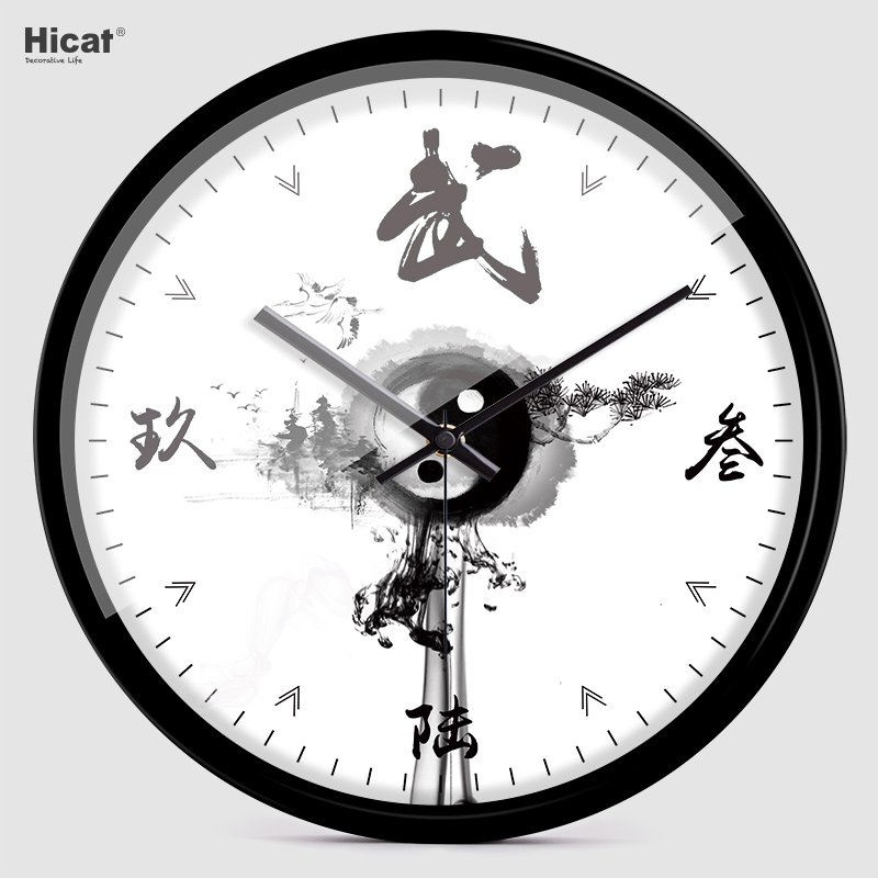 Custom modern martial arts Taekwondo wall clock Personality simple martial arts hall practice room clock Mute art Quartz clock