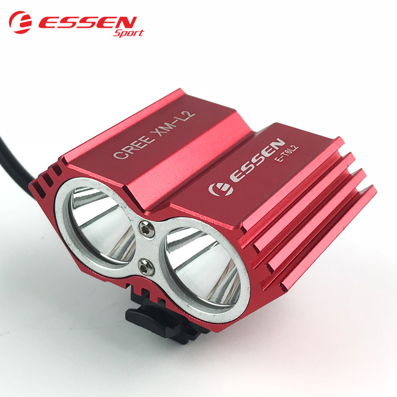 (Aviation aluminum) bicycle light headlights strong light waterproof night riding mountain bike flashlight riding equipment