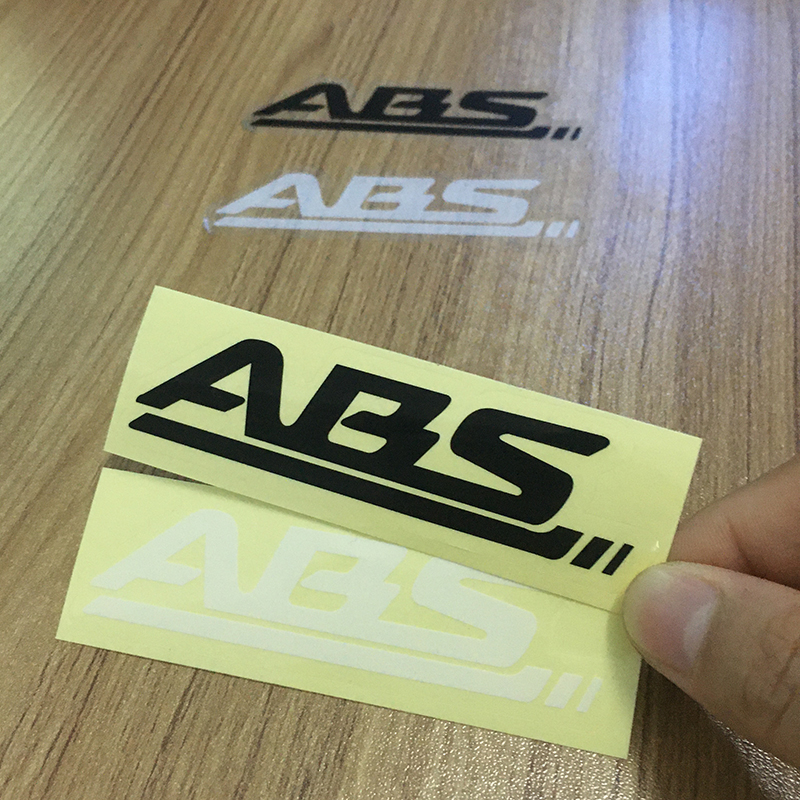 Personality creative motorcycle ABS stickers Pull flower stickers Locomotive stickers Personality stickers Waterproof reflective stickers