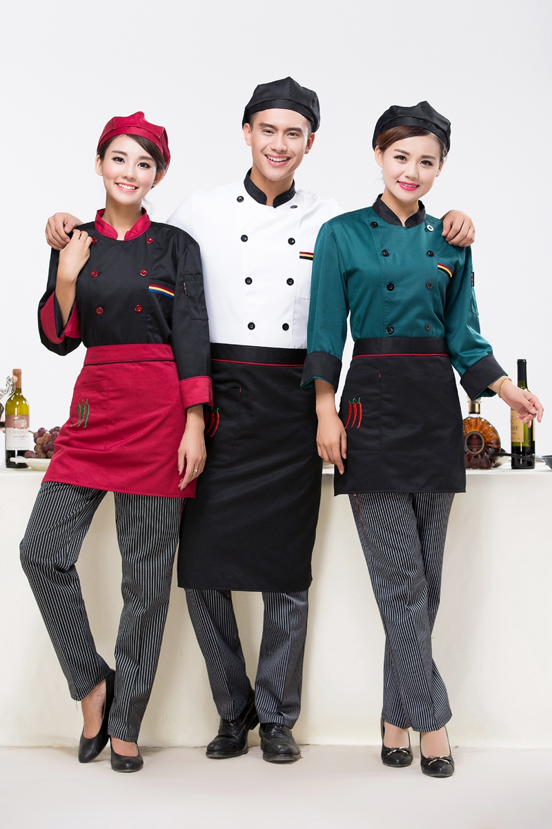 Veste chef cuisinier en coton - Ref 1908086 Image 27