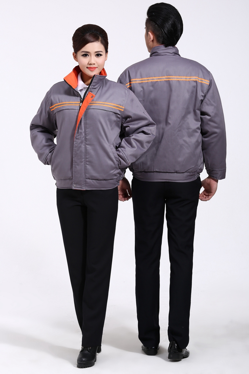 Quần áo công sở, áo khoác cotton, quần áo kỹ thuật, quần áo cotton, nam và nữ, ấm dài, dày, áo lạnh, phản quang mùa đông, quần áo bảo hộ các mẫu áo phao nữ đẹp