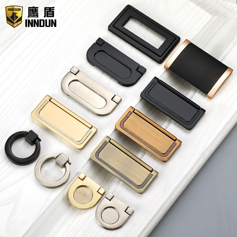 Eagle shield European invisible paperback dark handle open modern simple overall cabinet cabinet drawer wardrobe door handle northern Europe