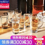 Scybe 喜 碧 酒杯 玻璃 白酒 一杯 杯 Bộ rượu vang thủy tinh tinh thần