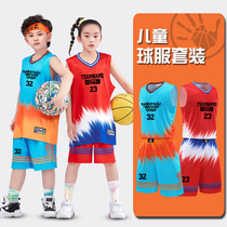 Children Basketball Suits Suit Boys Kindergarten Girls Elementary School Girls Competition Training Suits Basketball Clothes Performance Wear