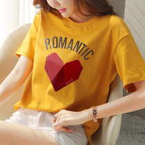 2 pieces of 49 yuan] 2021 new short sleeve T-shirt female summer white cec half sleeve top Net red ins tide T-shirt