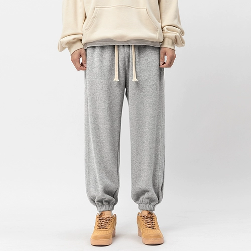 Демисезонные утепленные штаны для отдыха, оверсайз, в американском стиле