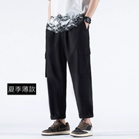 Черная униформа медсестры, летние тонкие штаны