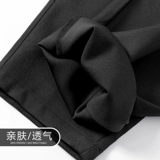 Летние тонкие шелковые мужские штаны, костюм для отдыха, свободный крой