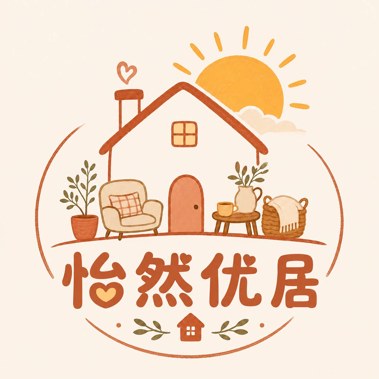 怡然优居的LOGO