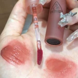 3ce Water Mist Lip Glaze испытательная сумка тестовый цвет мягкий туман Laydown oolong Непримененная чашка для макияжа.