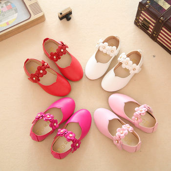 Children's clothing children's spring and autumn 10-year-old princess shoes