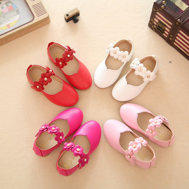 Children's clothing children's spring and autumn 10-year-old princess shoes