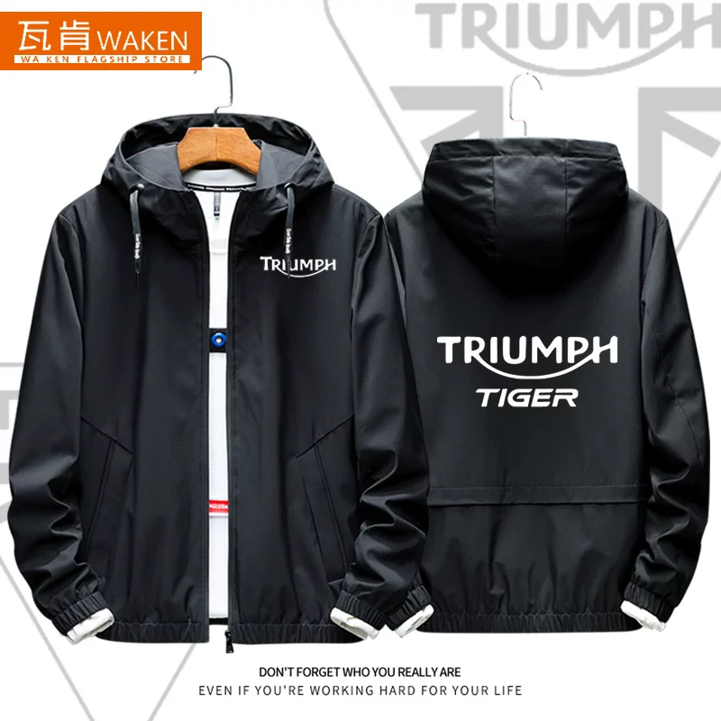 Triumph Motorcycle Triumph Tiger Tiger Громоздкоe мотоцикл индивидуальная Кардиган куртка одежда мужская и женская толстовка с капюшоном