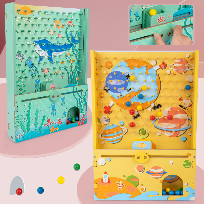 Children's puzzle thinking training toys baby hand eye coordination bean game paternity interaction focused marble