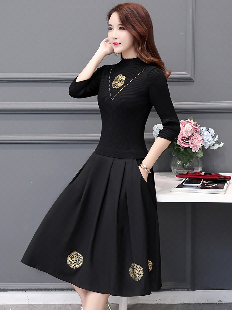 Skirt spring women's clothing Slim spring popular new lady this year's dress 2021 high-end foreign school